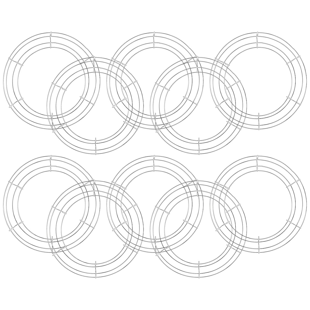10 Pack: 12" Wire Wreath Frame by Ashland®